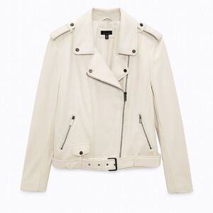 NWT Universal Standard Leeron Leather Moto Jacket Size 2XL